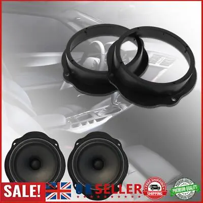 2pcs 6.5in Ring Adapter Plates Universal Car Speaker Spacers For Ford Focus GB • £6.59