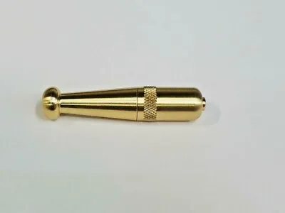 Solid Brass Pipe* Zeppelin Pipe* Made In Usa*  Sneak *toke * Quality*one Hitter • $17.89