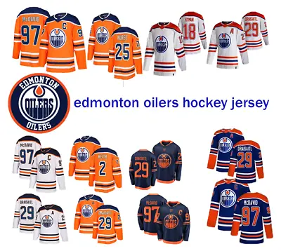 $64.38 • Buy Edmonton Oilers 2019-2020 Third Jersey 97 Connor McDavid Jersey 29 Leon Draisait