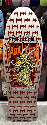 Powell Peralta Steve Caballero Silver Dragon And Bats Skateboard Signed • $125