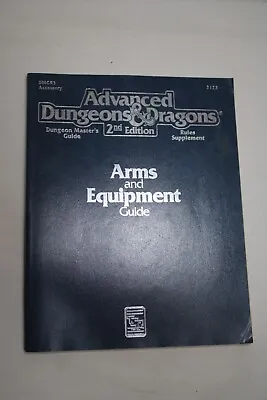 Dungeons & Dragons TSR Arms And Equipment Guide • $25