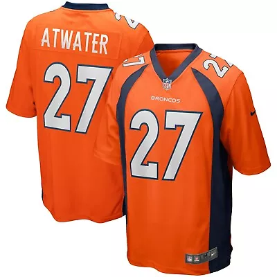 Denver Broncos Steve Atwater #27 Nike Men's Orange NFL Retired Game Jersey • $249.99