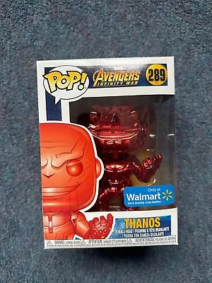 Marvel Avengers Infinity War Thanos Red No.289 Special Edition Funko POP Figure • £9