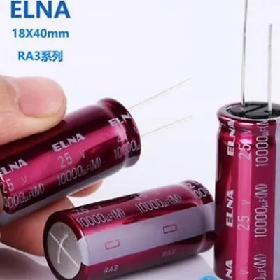 3pcs Japan ELNA RA3 Series 25V 10000uF Audio Filter Electrolytic Capacitor • $12.18