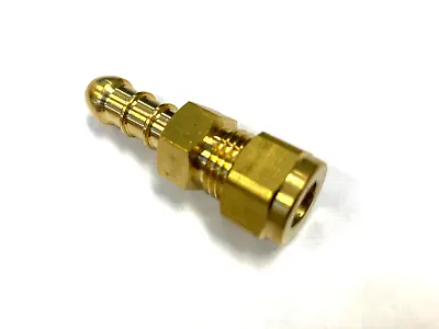 BRASS LPG 8mm COMPRESSION FITTING TO 10mm FULHAM NOZZLE TO USE WITH 8mm ID HOSE • £8.69