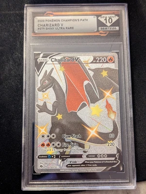 $260 • Buy 2020 Pokemon Champion's Path 079/073 Charizard V DSG 10 Graded Secret Rare Card