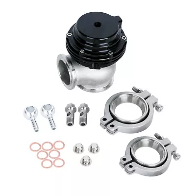 $47.99 • Buy 38mm Turbo Exhaust Manifold Black External Vband Wastegate+dump Pipe Valve/ring