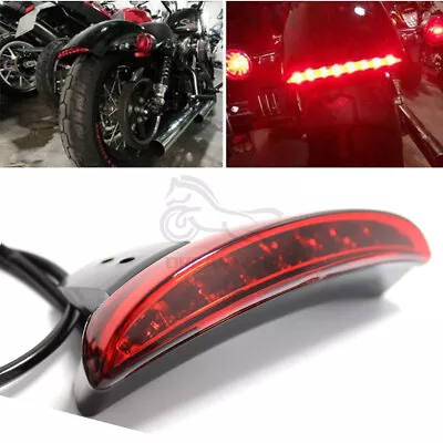 1Pc Motorcycle Fender Tail Light LED Turn Signal Brake For Harley Chopped Bobber • $16.11