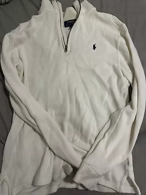 Polo Ralph Lauren Quarter Zip Cream • $65