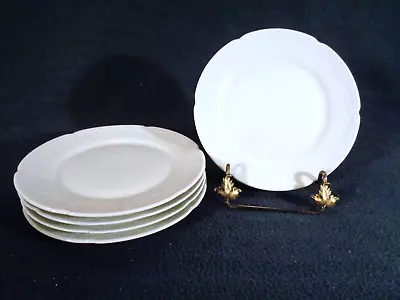 Kaiser Dubarry  Set Of 5 - 8  Salad Plates Raised Flower Trellis • $49