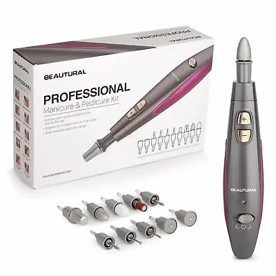 BEAUTURAL Professional Electric Manicure & Pedicure Kit New • $65.76