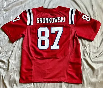 Rob Gronkowski New England Patriots Jersey Nike On Field Red Men’s 48 /XL NWOT • $44