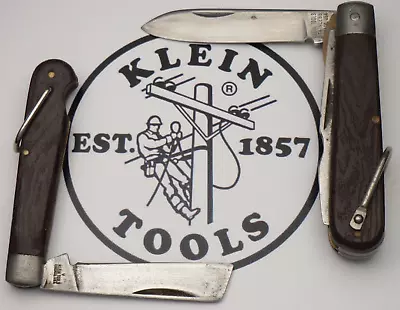 Vintage KLEIN TOOLS Electrician’s Knife & Shackle Jack – USA Made - Lightly Used • $35