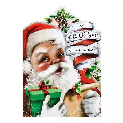 All Of You Die Cut Santa Memory Making Christmas Card New • £4.99