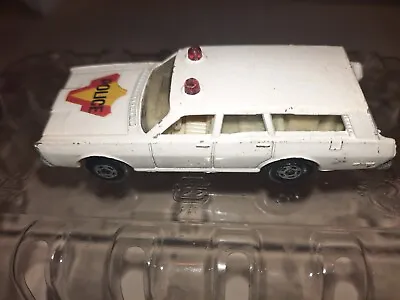 Vintage Matchbox Lesney Series No 55 Superfast Mercury Police Car Wagon 1971 • $5.99