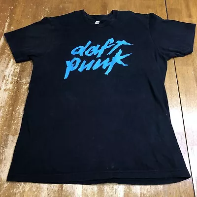 Vintage 2000s Daft Punk Alive Tour 2007 T-Shirt American Apparel Size Large • $179.99