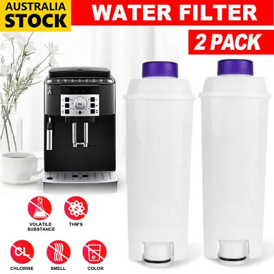 $19.85 • Buy 2Pcs Coffee Machine Water Filter For Delonghi Magnifica S Automatic ECAM22110SB