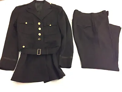 WW II Vintage Mens 1945 Green Us Army Officers Dress Uniform - Pants & Jacket • $9999.99