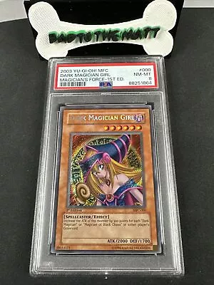 2003 Yugioh 1st Ed Mfc-000 Dark Magician Girl Secret Rare Psa 8 Nm • $1194.99