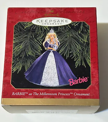 Hallmark Keepsake Ornament: Millenium Princess Barbie--1999 • $6