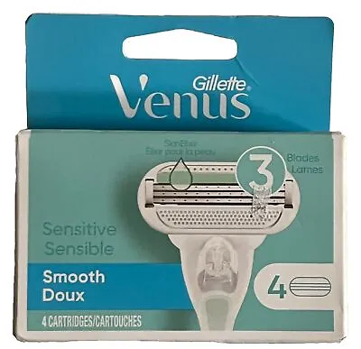 Gillette Venus Smooth Sensitive Women's Razor Blade Refills - 4pcs • $6.99