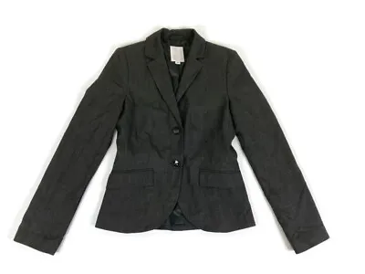 S. Oliver My Lovely Basic 2 Button Blazer Grey Tweed Jacket Women’s Size 4 • $19.95