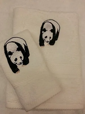 £14 • Buy Personalised Panda Towel Set Christmas Xmas Gift  Namehand Towel And Face Cloth