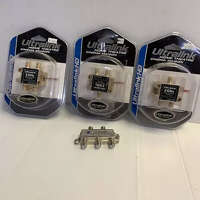 Lot Of 4 Home Theatre Splitter Ultra Link • $18.99