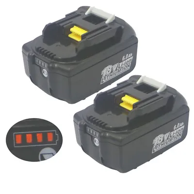 18V Battery 2AH 6000mA For MAKITA BL1860 Power Tool Battery BL1850 BL1840 BL1820 • $26.99