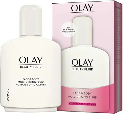 Olay Beauty Fluid Face And Body Moisturiser With Glycerin 200 Ml (Pack Of 1) • £7.99