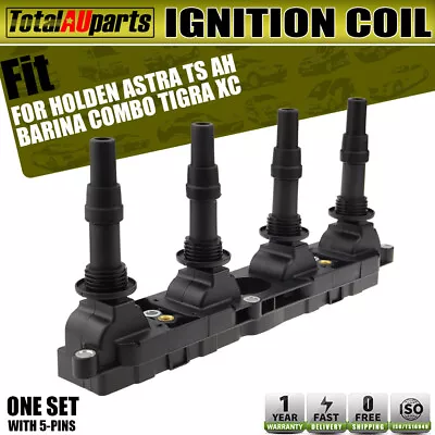 Ignition Coil Pack For Holden Astra TS AH Barina Combo Tigra XC Z18XE 1.8L 98-07 • $52.50
