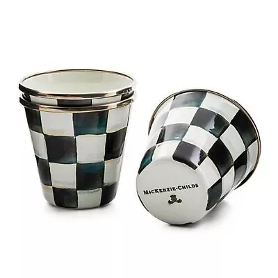 Brand New Mackenzie Childs Courtly Check Herb Pots • $35