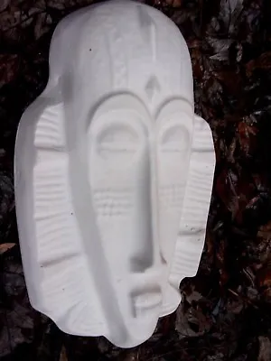 Tiki Face Mold Plastic Concrete Plaster Mould Tropical  13  X 8  X 2  Thick • $39.95