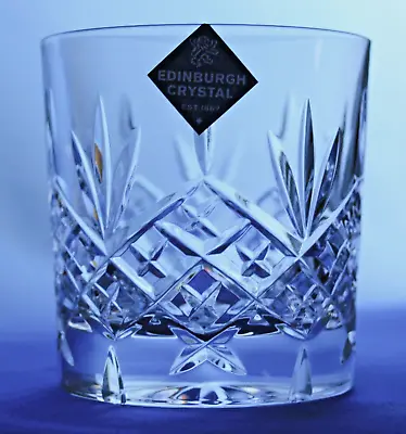 EDINBURGH CRYSTAL - BALMORAL - 9oz OLD FASHIONED WHISKY GLASS  8.4cm  / 3 1/4  • £22