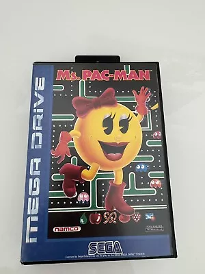 Ms. Pac Man Sega Mega Drive PAL Boxed With Instructions • £7