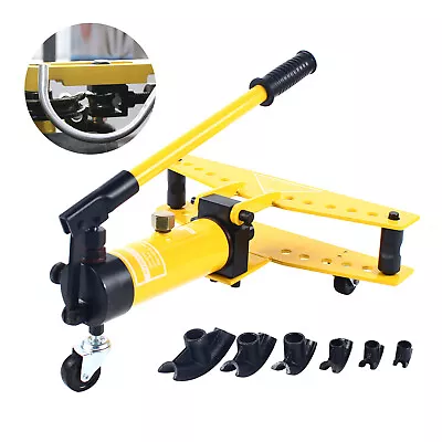 £173.86 • Buy 10T Hydraulic Pipe Bender Pipe Bending Machine Rod Bending Machine 6 Dies