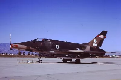 4718 Original Military Aircraft Slide F-100f Super Sabre 56-3918 188tfg Usaf '78 • $3