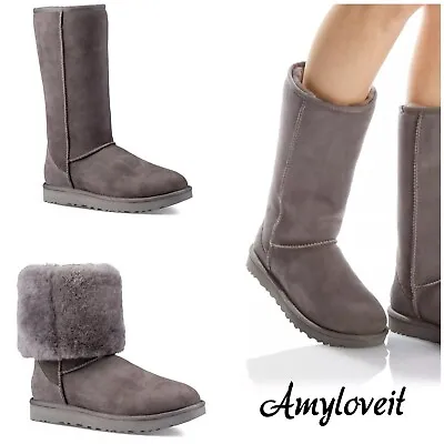 UGG Classic Tall II Boot Grey Size 8 New • $170