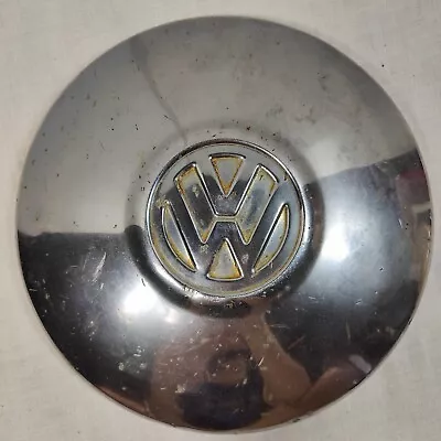 Vintage 70s Volkswagen VW Beetle Bus Bug Chrome 10  Hubcap Z6 • $22.49