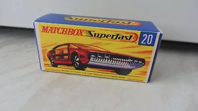 Matchbox Superfast Lamborghini Marzal Repro Box Only # 20 • £10