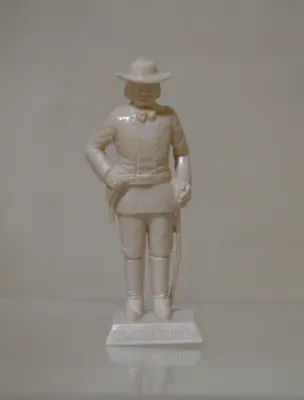 Marx 60mm Hard Plastic Statuette Figure Of General Custer • $15