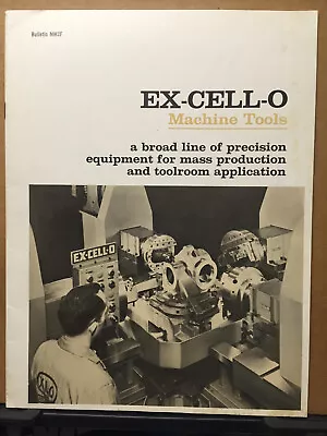 Vtg Ex-Cell-O Corp Catalog XLO Machine Tools 1960s? Brochure • $16.98