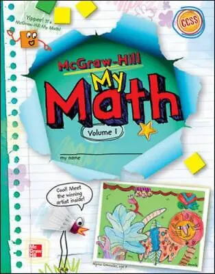 McGraw-Hill My Math Grade 2 Student Edition Volume 1 By ALTIERI • $4.76