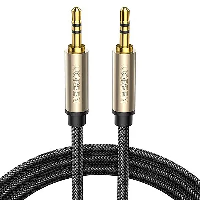 Ugreen AUX 3.5mm Cable Cord 3.5mm Male To Male Stereo Audio Braided Cable CAR • $11.95