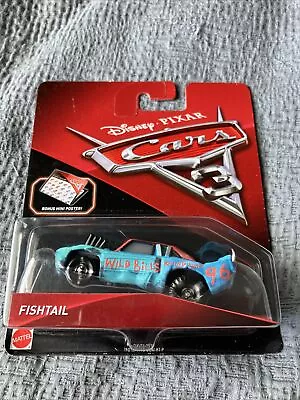 Disney Pixar Cars 3 Fishtail W/ Bonus Mini Poster Thunder Hollow 2017 MOC VHTF • $44.98