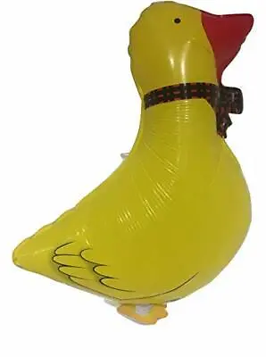 Pet Yellow Duck Balloon Birthday Party Walking Balloon With Legs • £2.89