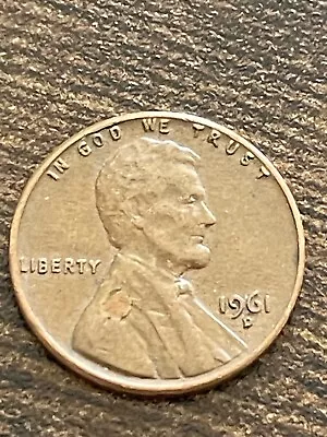 1961 D Lincoln Penny Error L On The Edge Crowded L/ Horizontal D  Tk1710* • $3.99