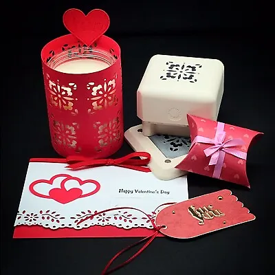 Martha Stewart Paper Punch Floral Tile Love Valentine Card Craft • $14.99