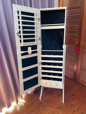 $29.99 • Buy White Jewellery Cabinet 