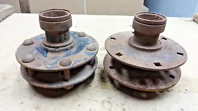 1915 1927 Model T Ford FRONT HUBS For WOOD SPOKE WHEEL Original Pair  • $115